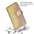 Crocodile Texture Matching Horizontal Flip Leather Case with Card Slots & Holder For iPhone XR(Gold) - 11