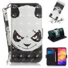 3D Coloured Drawing Horizontal Flip Leather Case with Holder & Card Slots & Wallet For Huawei P30 Lite(Angry Bear) - 1