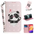 3D Coloured Drawing Horizontal Flip Leather Case with Holder & Card Slots & Wallet For Huawei P30 Lite(Love  Panda) - 1
