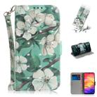 3D Coloured Drawing Horizontal Flip Leather Case with Holder & Card Slots & Wallet For Huawei P30 Lite(Watercolor Flower) - 1