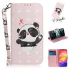 3D Coloured Drawing Horizontal Flip Leather Case with Holder & Card Slots & Wallet For Huawei Mate 20 X(Love  Panda) - 1