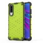 Shockproof Honeycomb PC + TPU Protective Case For Huawei P30(Green) - 1