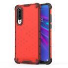 Shockproof Honeycomb PC + TPU Protective Case For Huawei P30(Red) - 1