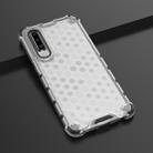 Shockproof Honeycomb PC + TPU Protective Case For Huawei P30(White) - 2
