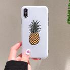 For iPhone XS Max Fashion TPU Protective Case(Pineapple Pattern) - 13