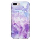 TPU Protective Case For iPhone 8 Plus & 7 Plus(Purple Marble) - 1