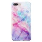 TPU Protective Case For iPhone 8 Plus & 7 Plus(Pink Green Marble) - 1