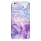 TPU Protective Case For iPhone 6 Plus & 6s Plus(Purple Marble) - 1