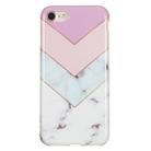 TPU Protective Case For iPhone SE 2020 & 8 & 7(Stitching Tricolor ) - 1