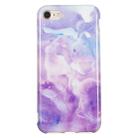 TPU Protective Case For iPhone SE 2020 & 8 & 7(Purple Marble) - 1