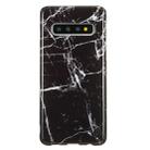 TPU Protective Case For Galaxy S10(Black Marble) - 1