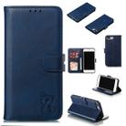 Leather Protective Case For iPhone 8 Plus & 7 Plus(Blue) - 1