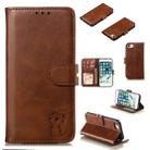 Leather Protective Case For iPhone SE 2020 & 8 & 7(Brown) - 1