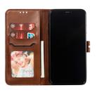 For iPhone XS Max Leather Protective Case(Brown) - 4