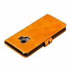 Leather Protective Case For Galaxy S9(Yellow) - 8