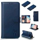 Leather Protective Case For Galaxy S10 Plus(Blue) - 1