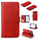 Leather Protective Case For Galaxy S10(Red) - 1