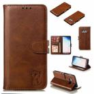 Leather Protective Case For Galaxy S10e(Brown) - 1