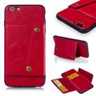 Leather Protective Case For iPhone 6 Plus & 6s Plus(Red) - 1