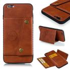 Leather Protective Case For iPhone 6 Plus & 6s Plus(Brown) - 1