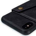 For iPhone X / XS Leather Protective Case(Black) - 4