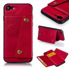 Leather Protective Case For iPhone SE 2020 & 8 & 7(Red) - 1