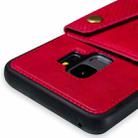 Leather Protective Case For Galaxy S9(Red) - 4