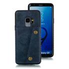Leather Protective Case For Galaxy S9(Blue) - 2