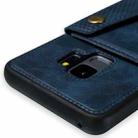 Leather Protective Case For Galaxy S9(Blue) - 4