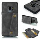 Leather Protective Case For Galaxy S9(Gray) - 1
