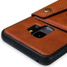 Leather Protective Case For Galaxy S9(Brown) - 4
