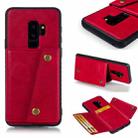 Leather Protective Case for Galaxy S9 Plus(Red) - 1