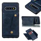 Leather Protective Case For Galaxy S10(Blue) - 1