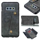 Leather Protective Case For Galaxy S10e(Gray) - 1