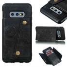 Leather Protective Case For Galaxy S10e(Black) - 1