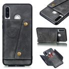 Leather Protective Case For Huawei P30 Lite(Gray) - 1