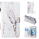 Leather Protective Case For iPhone 6 & 6s(White Marble) - 1