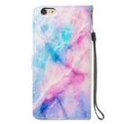 Leather Protective Case For iPhone 6 Plus & 6s Plus(Blue Pink Marble) - 3