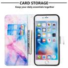 Leather Protective Case For iPhone 6 Plus & 6s Plus(Blue Pink Marble) - 5