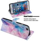Leather Protective Case For iPhone 6 Plus & 6s Plus(Blue Pink Marble) - 6