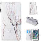 Leather Protective Case For iPhone SE 2020 & 8 & 7(White Marble) - 1