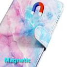 For iPhone XR Leather Protective Case(Blue Pink Marble) - 7