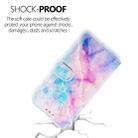 For iPhone XR Leather Protective Case(Blue Pink Marble) - 8