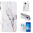 Leather Protective Case For Huawei Mate 20(White Marble) - 1