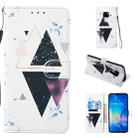 Leather Protective Case For Huawei Mate 20(Trigonal Marble) - 1