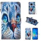 Leather Protective Case For Huawei Mate 20 Pro(Blue Cat) - 1