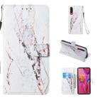 Leather Protective Case For Huawei P30(White Marble) - 1