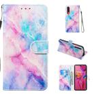 Leather Protective Case For Huawei P30(Blue Pink Marble) - 1