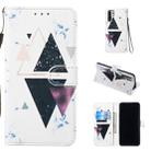 Leather Protective Case For Huawei P30 Pro(Trigonal Marble) - 1