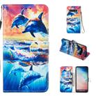 Leather Protective Case For Galaxy S10(Dolphin) - 1